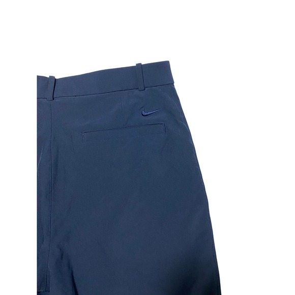 Nike Golf Tour Performance Dri-Fit Mens 32x10 Navy Blue Golf Shorts - Picture 7 of 9